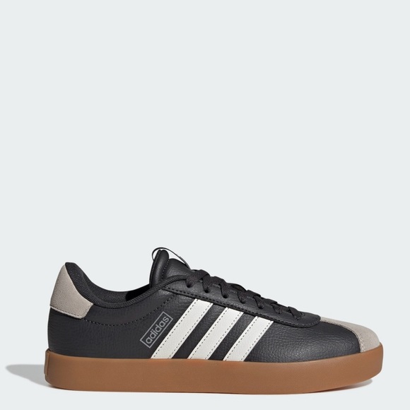 ADIDAS MEN VL COURT LOW SNEAKERS - BLACK/CORE - SIZE MULTI (BRAND NEW) - Picture 5 of 7